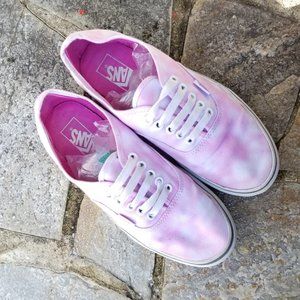 Vans Tie Die Pink Lace Up Sneakers Size 9, 721500